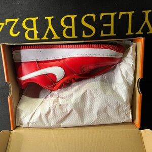 Nike Air Force 1 Low 07 Red and White Shoes